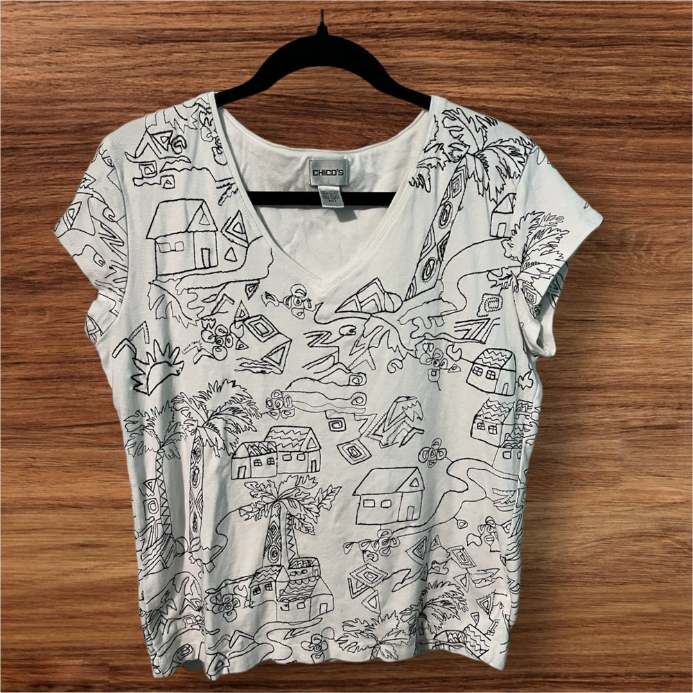 Embroidered Tee